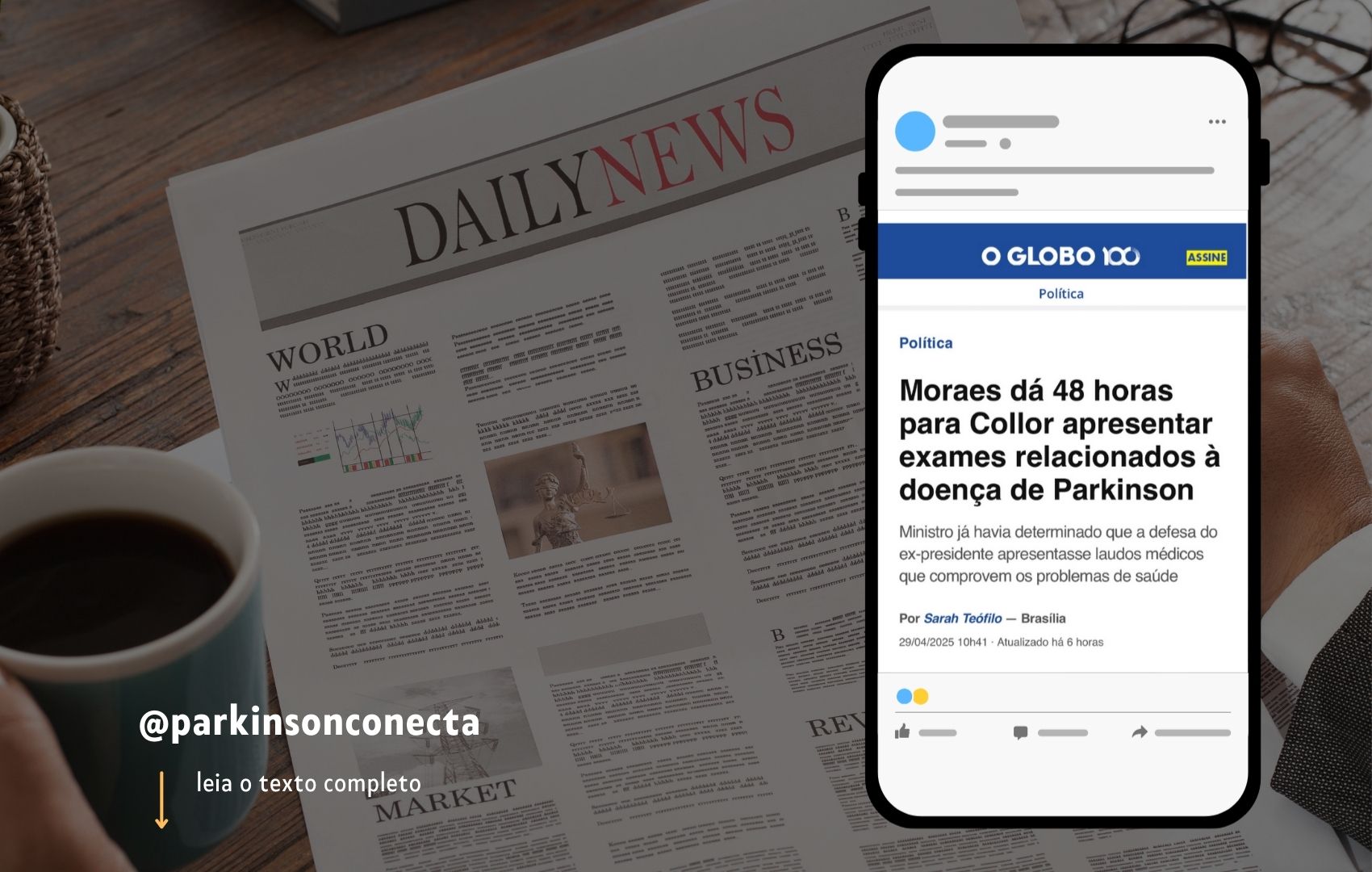 STF cobra exames que comprovem Parkinson em Collor: aus�ncia de laudos exclui o diagn�stico?