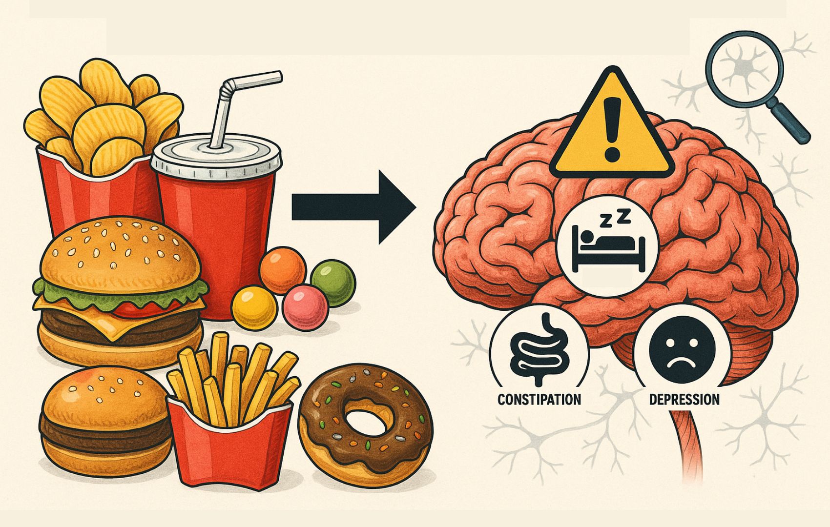Estudo liga consumo de ultraprocessados a sinais precoces da Doen�a de Parkinson